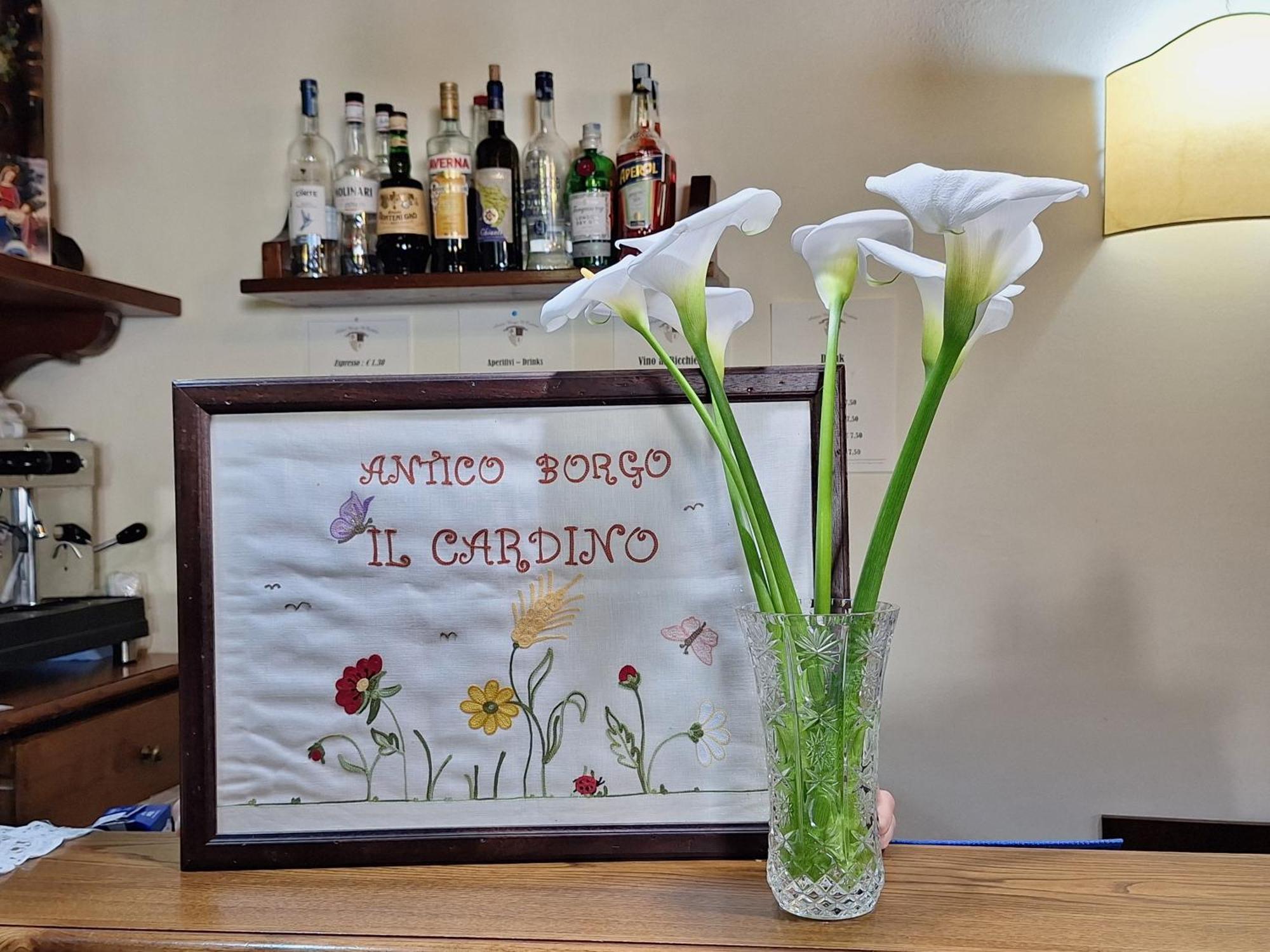 לינה וארוחת בוקר סן ג'ימיניאנו Antico Borgo Il Cardino מראה חיצוני תמונה